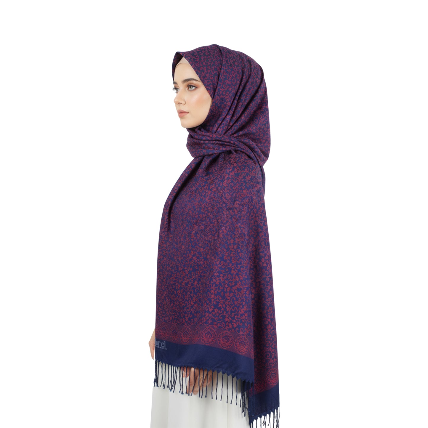 Premium Satin Hijab – Luxury Elegant Scarf | 9021-A-D1