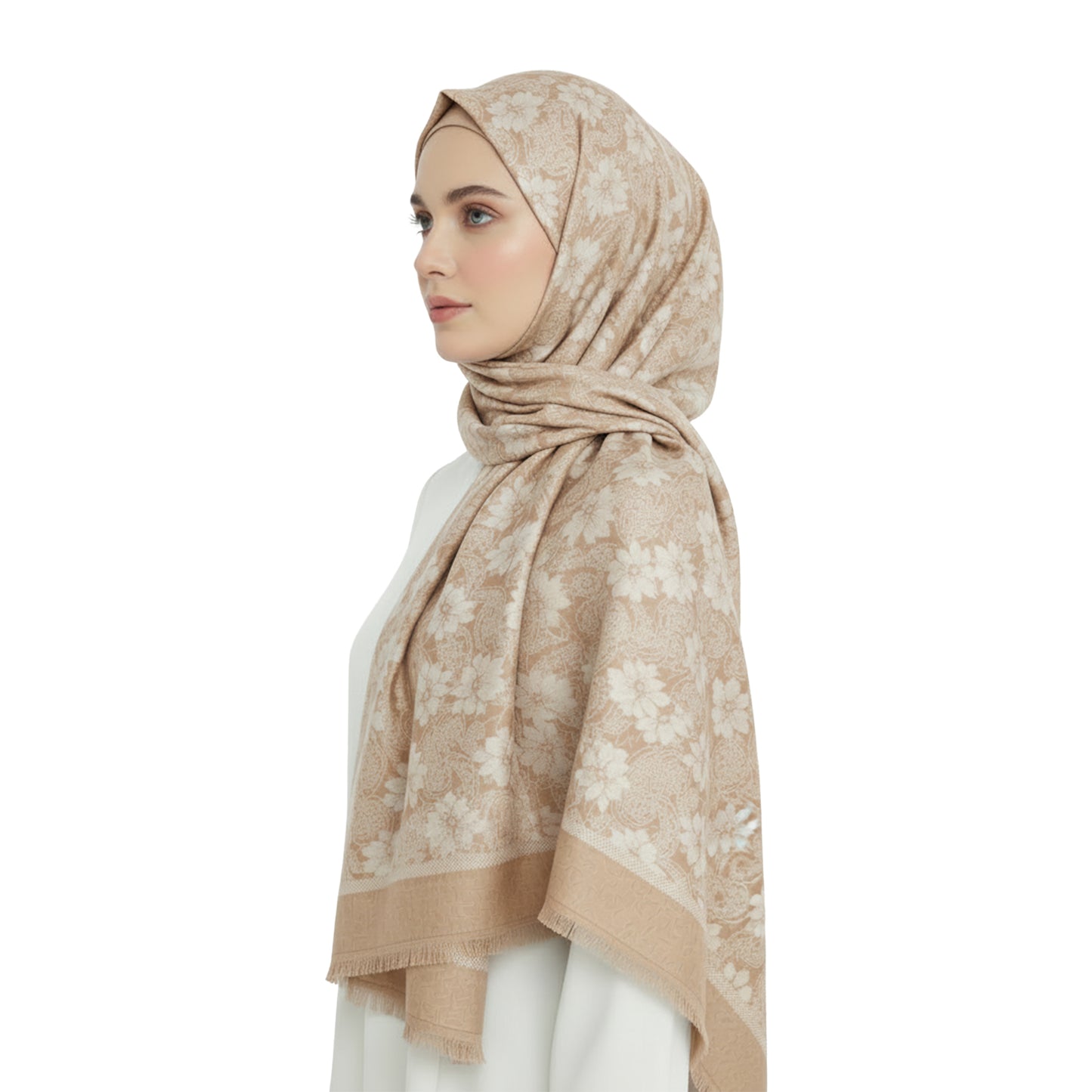 Premium Satin Hijab – Luxury Elegant Scarf | 9021-A-D2