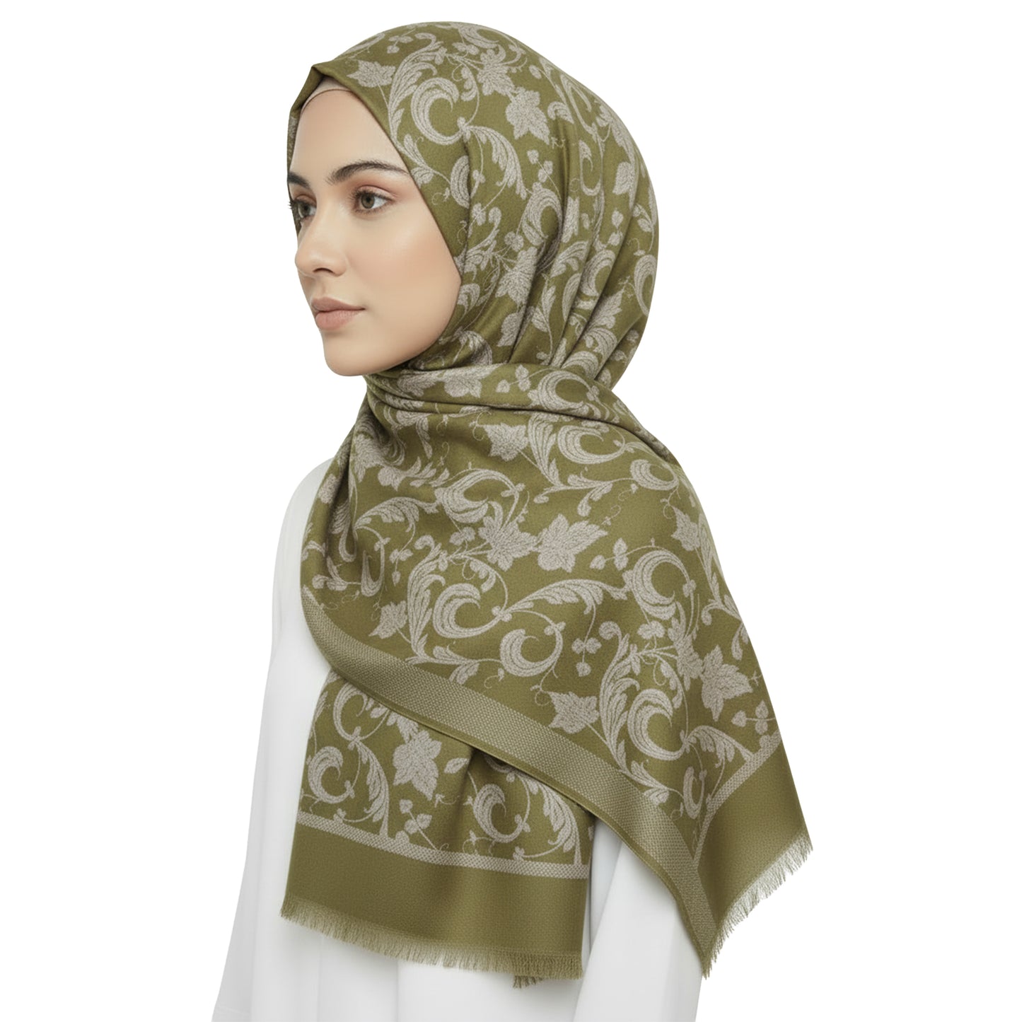 Premium Satin Hijab – Luxury Elegant Scarf | 9021-A-D3