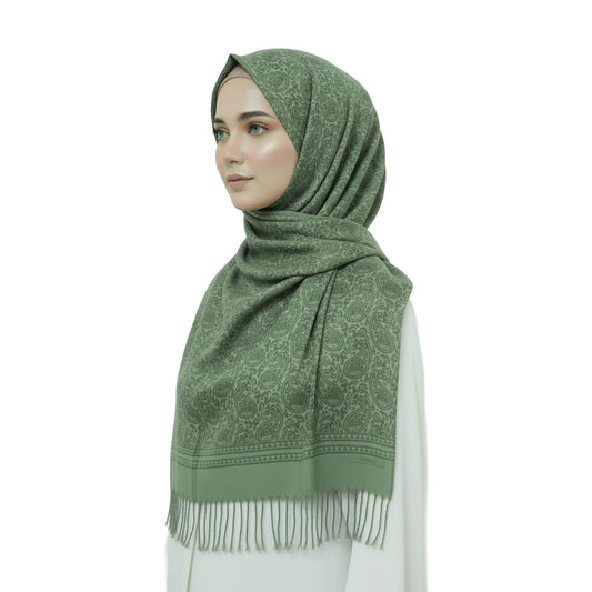 Premium Satin Hijab – Luxury Elegant Scarf | 9021-A-D4