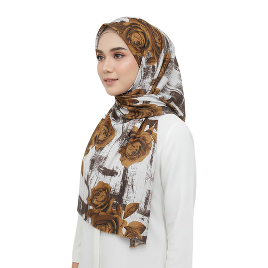 Premium Satin Hijab – Luxury Elegant Scarf | MADEME POLO 9043-M
