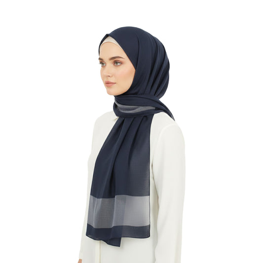 Premium Satin Hijab – Luxury Elegant Scarf | 9050-5-D1
