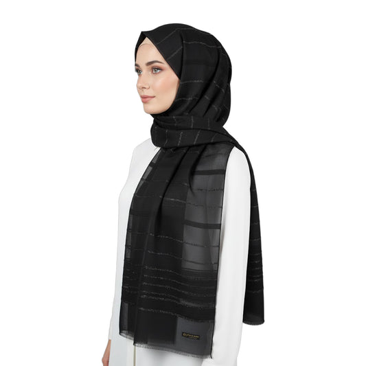 Premium Satin Hijab – Luxury Elegant Scarf | 9050-9-D1