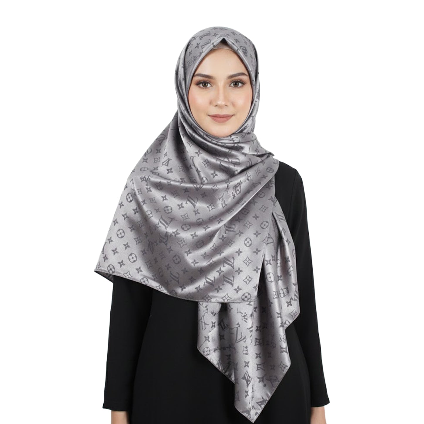Premium Satin Hijab – Luxury Elegant Scarf | MADAME POLO 9051