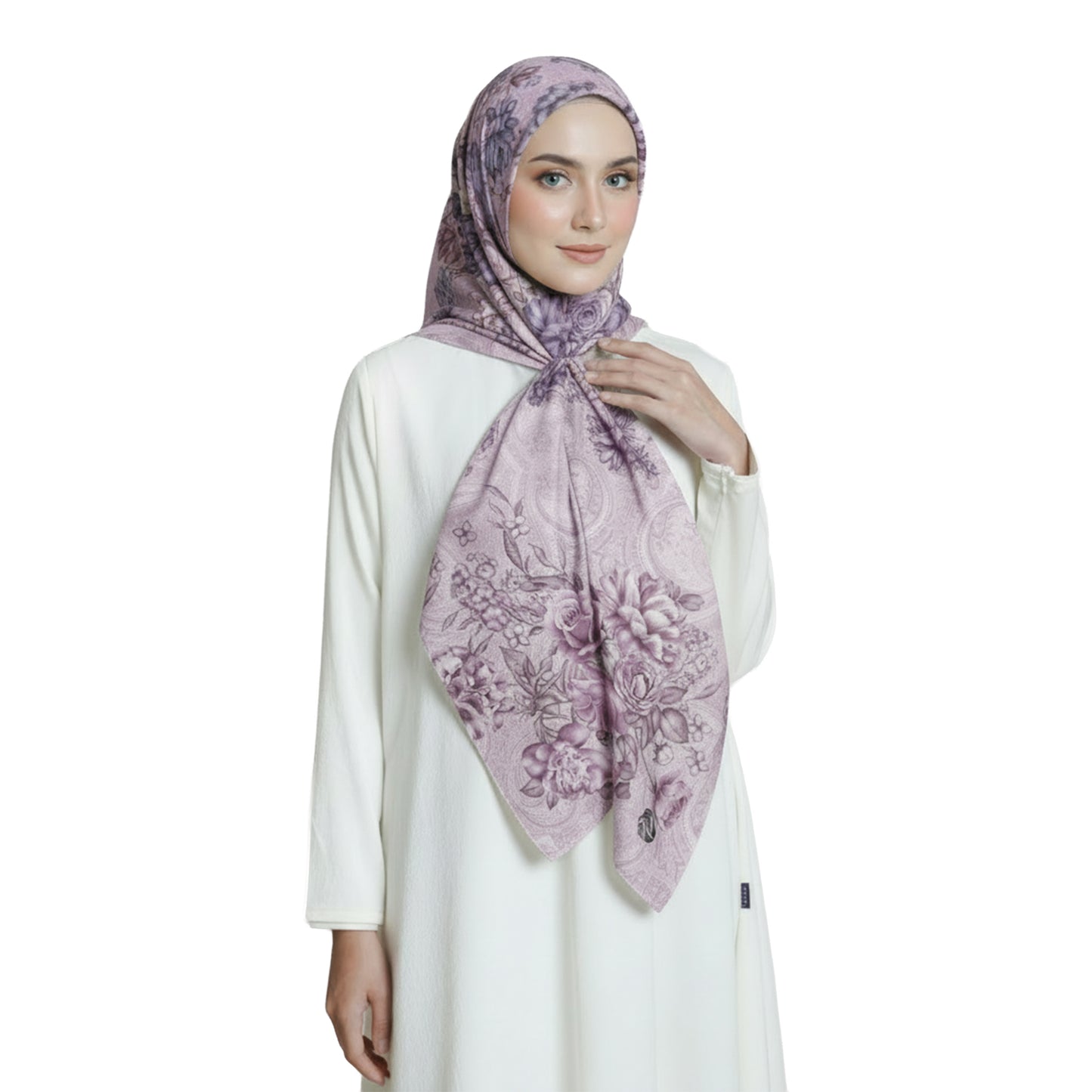 Nuripek 9097T-D1 Floral Pattern Headscarf