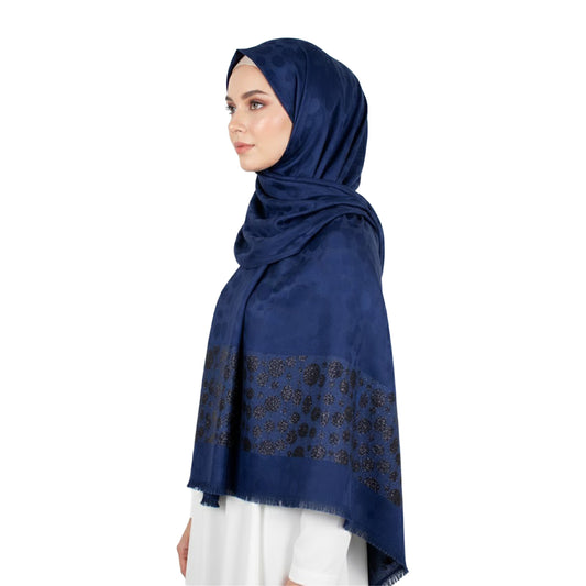 Premium Satin Hijab – Luxury Elegant Scarf | BİREL 9050 12-DESEN 1