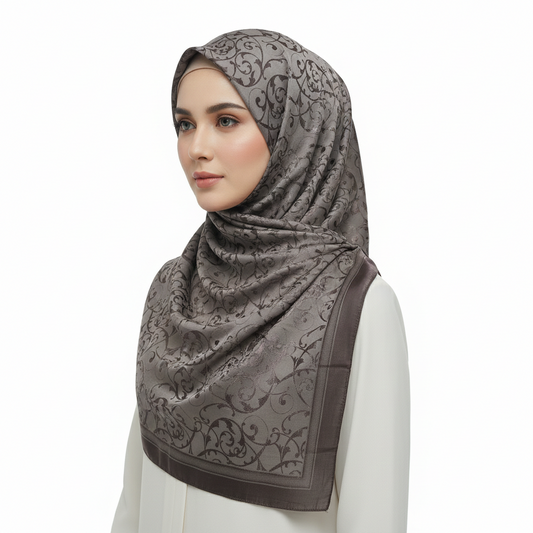 Premium Satin Hijab – Luxury Elegant Scarf | 9033-A2