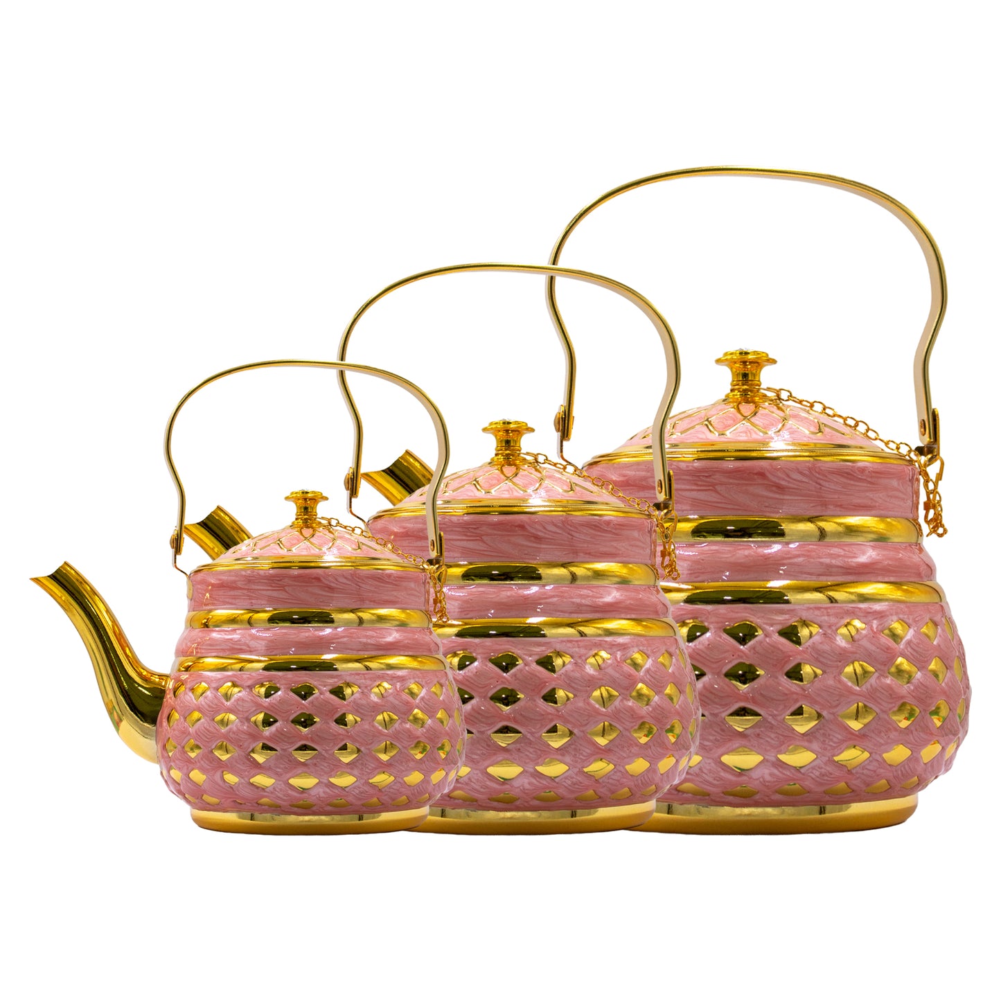 NO-1612 A EPOXY-PINK+GOLD MODEL NO - 664 (Compact version)