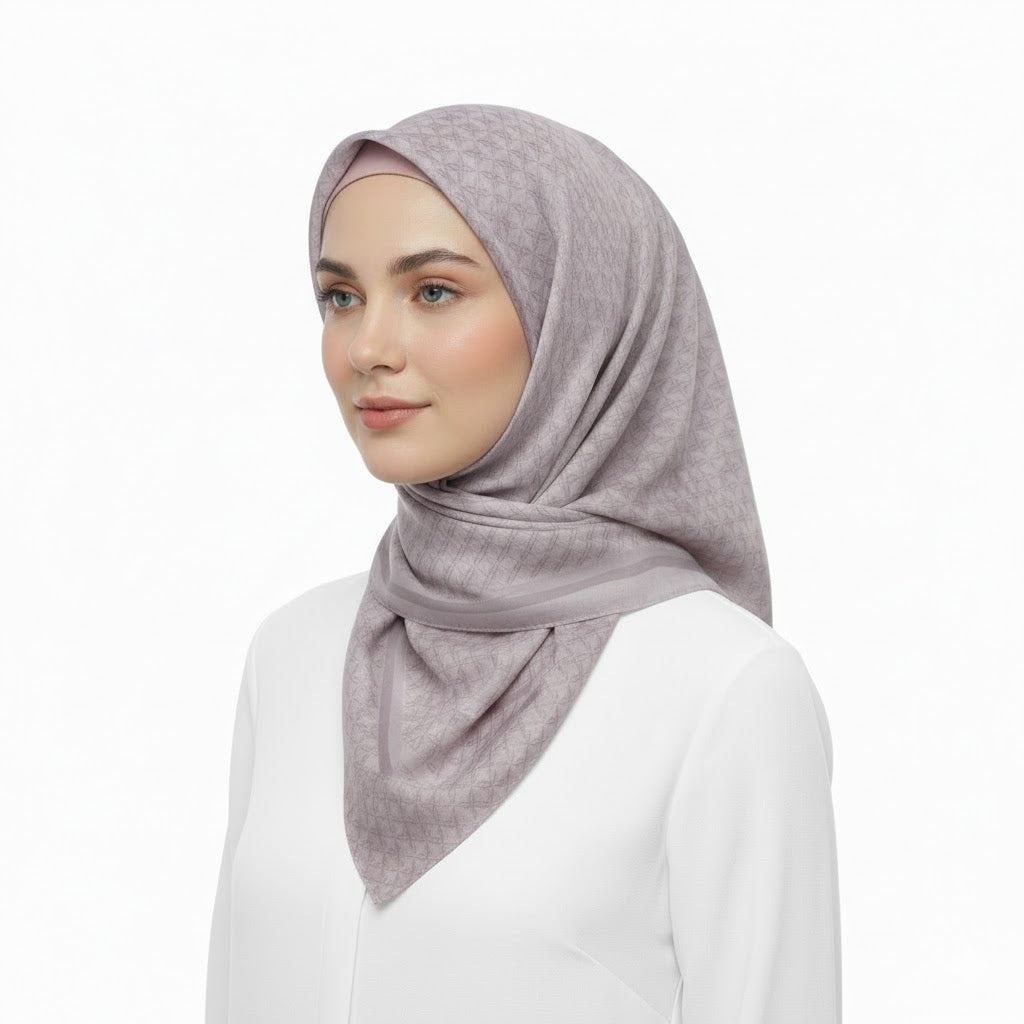 NURİPEK 9097T-D5 Floral Pattern Headscarf