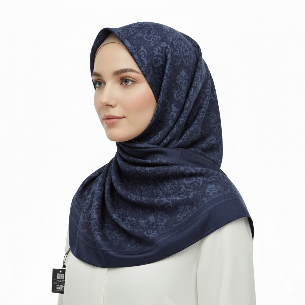 Premium Satin Hijab – Luxury Elegant Scarf | 9033-A3
