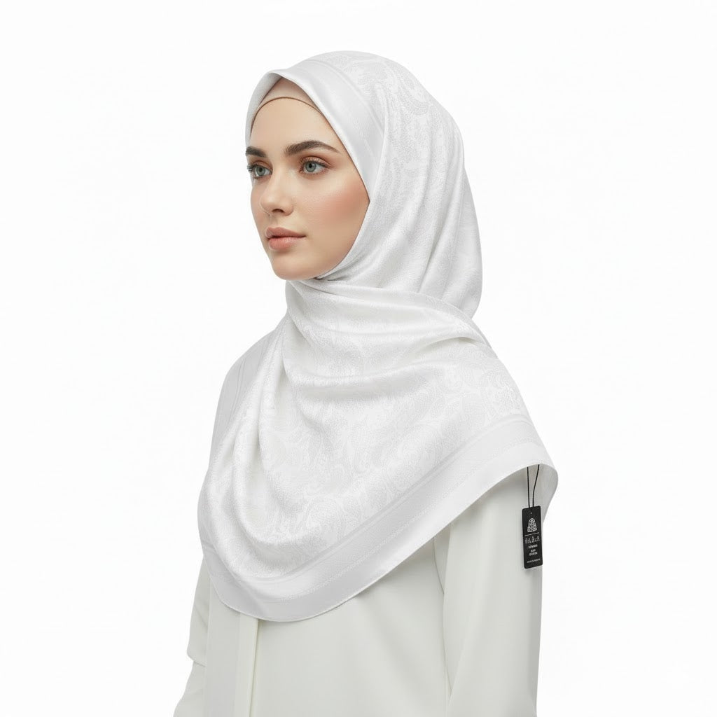 Premium Satin Hijab – Luxury Elegant Scarf | 9033-A5