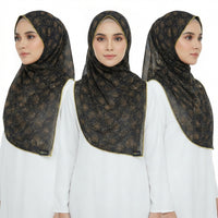 ROMAL Hijab – Luxury Elegant Scarf |  9025P-D1