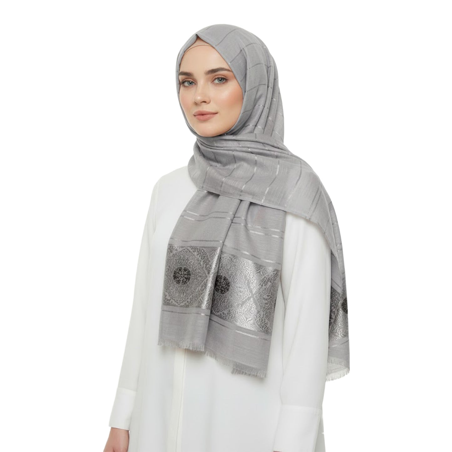 Hijab Satin Premium – Syal Mewah Elegan | Birel 9040 M