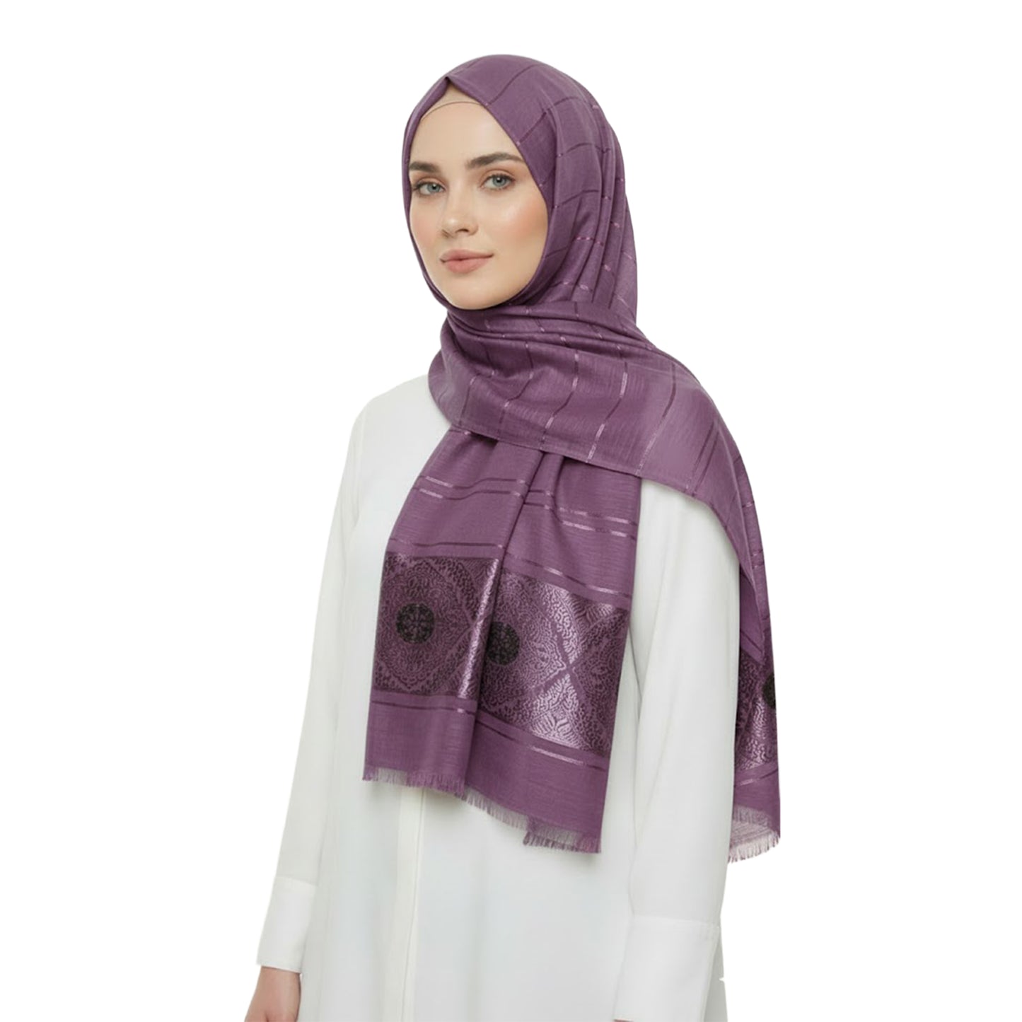 Hijab Satin Premium – Syal Mewah Elegan | Birel 9040 M