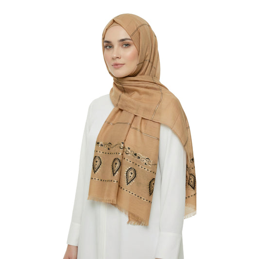 Premium Satin Hijab – Luxury Elegant Scarf | MADAME POLO 9011-C