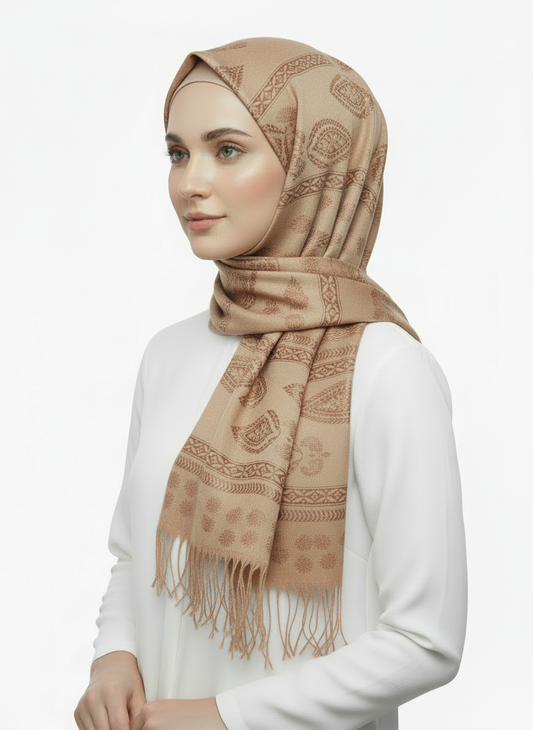 MADEME POLO SHAWL  9011 DESEN-2