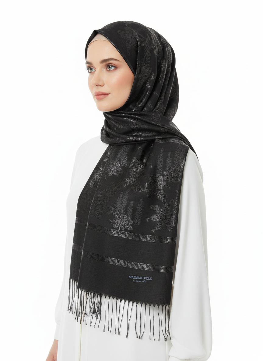 MADEME POLO SHAWL  9011 DESEN 1