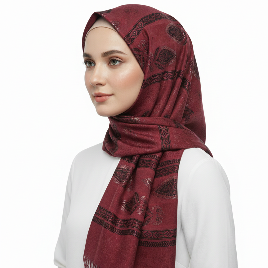 MADEME POLO SHAWL  9011 DESEN-2