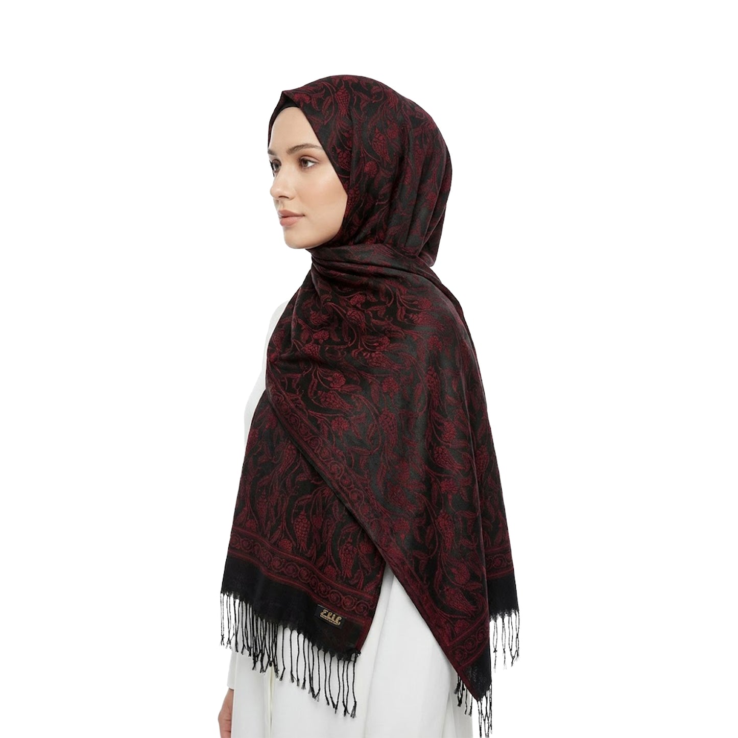 Premium Satin Hijab – Luxury Elegant Scarf |  9021-A-D1