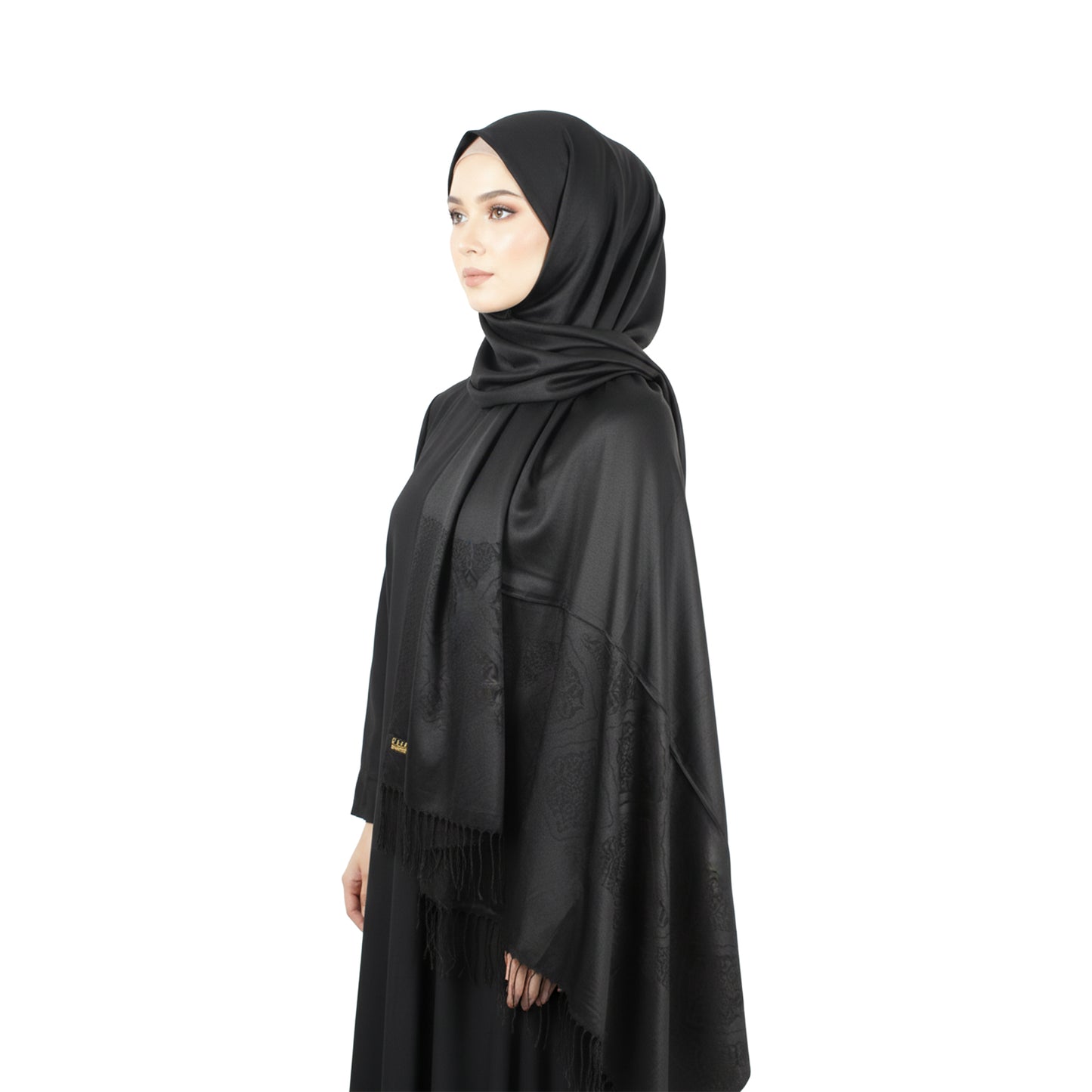 Premium Satin Hijab – Luxury Elegant Scarf |  9021-A-D1