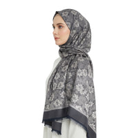 Premium Satin Hijab – Luxury Elegant Scarf |  9021-A-D2