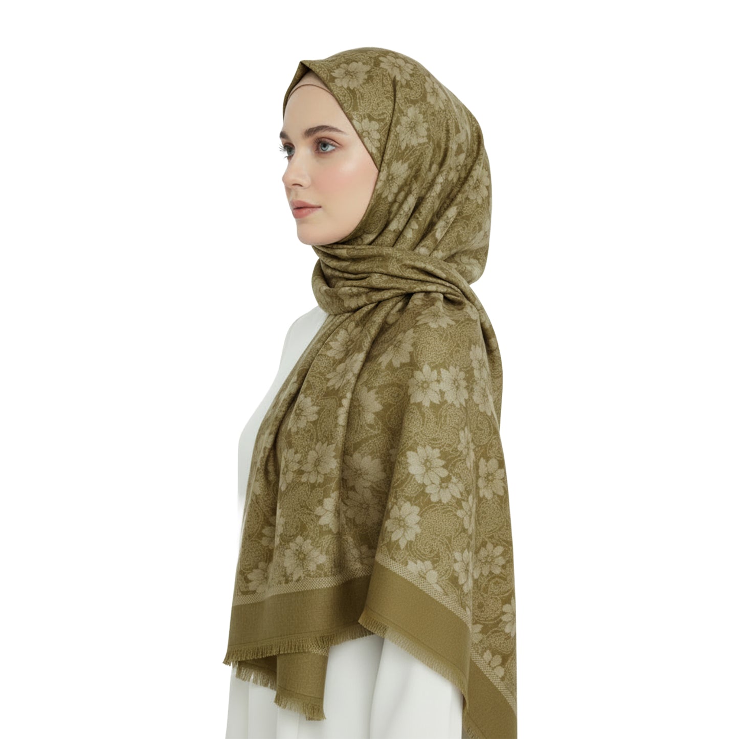 Premium Satin Hijab – Luxury Elegant Scarf |  9021-A-D2