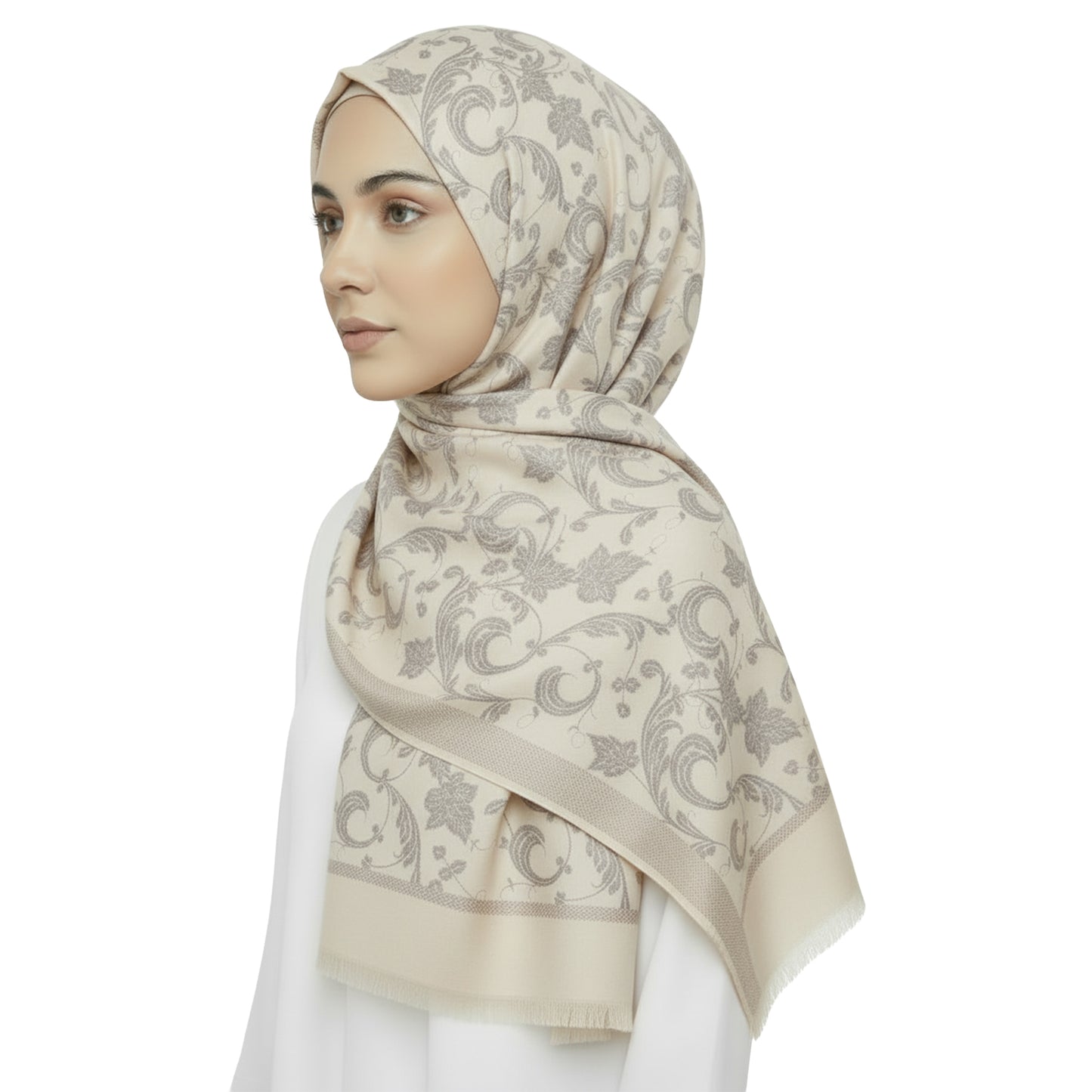Premium Satin Hijab – Luxury Elegant Scarf |  9021-A-D3