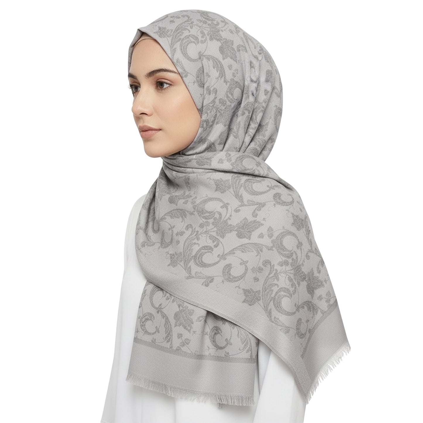 Premium Satin Hijab – Luxury Elegant Scarf |  9021-A-D3