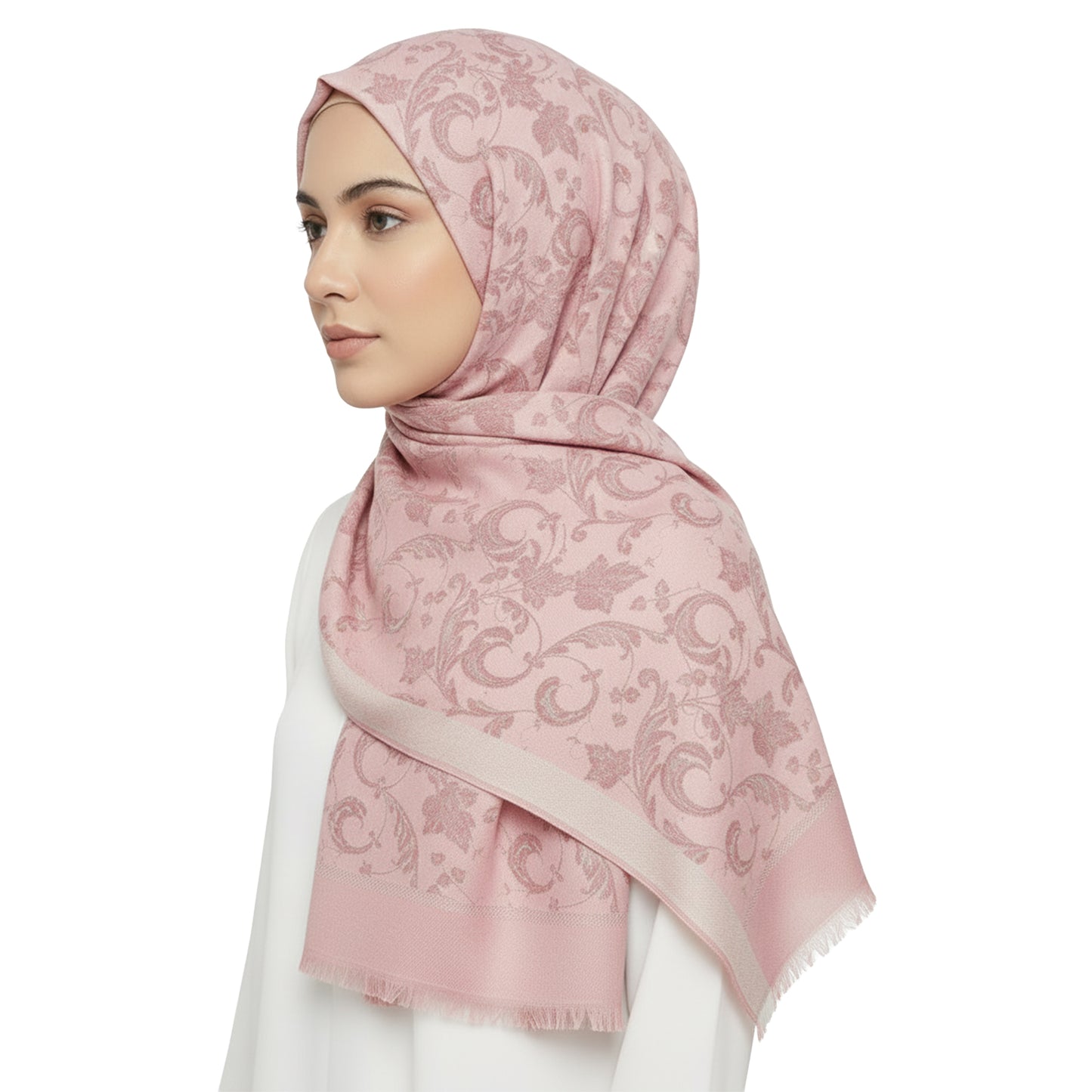 Premium Satin Hijab – Luxury Elegant Scarf |  9021-A-D3