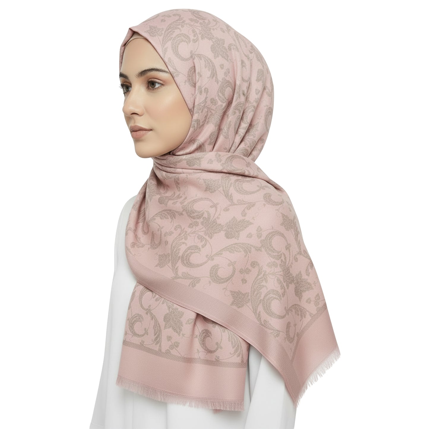 Premium Satin Hijab – Luxury Elegant Scarf |  9021-A-D3