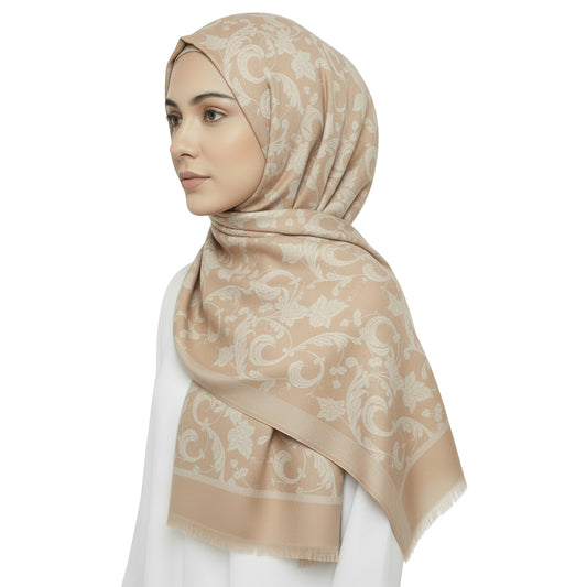 Premium Satin Hijab – Luxury Elegant Scarf |  9021-A-D3