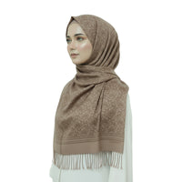 Premium Satin Hijab – Luxury Elegant Scarf |  9021-A-D4