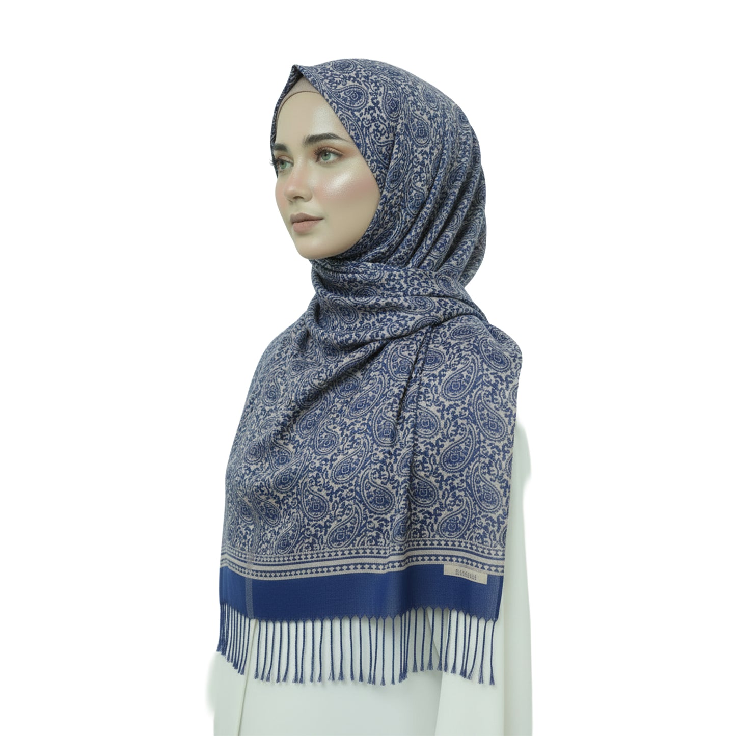 Premium Satin Hijab – Luxury Elegant Scarf |  9021-A-D4