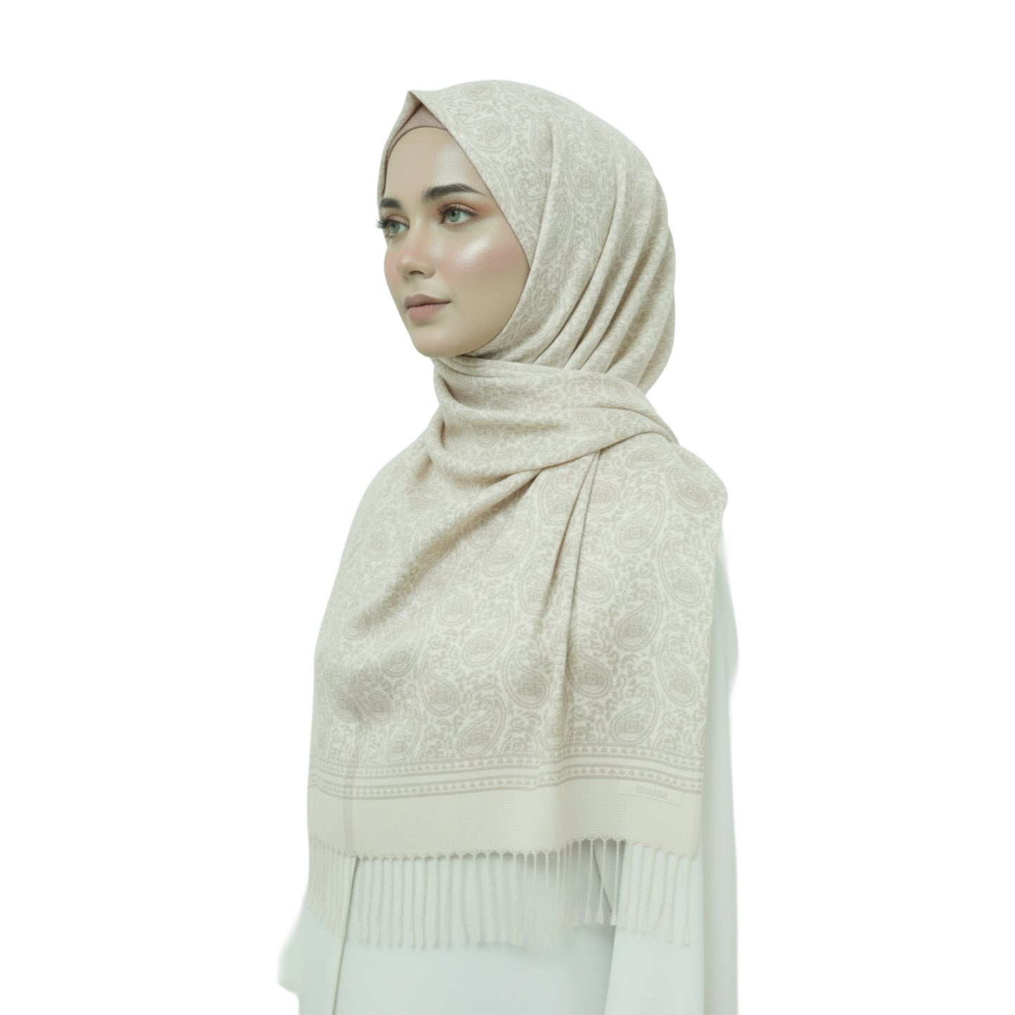 Premium Satin Hijab – Luxury Elegant Scarf |  9021-A-D4