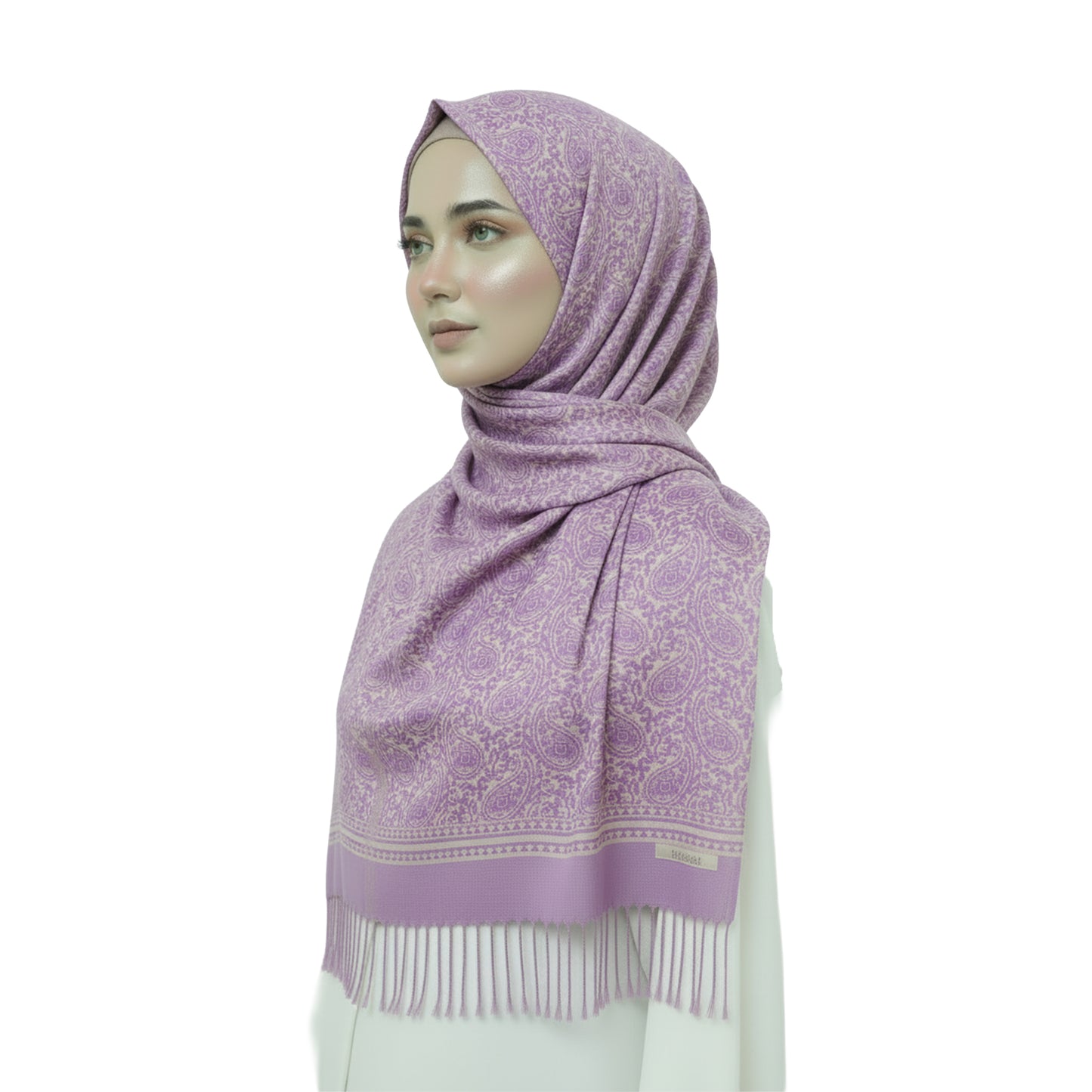 Premium Satin Hijab – Luxury Elegant Scarf |  9021-A-D4