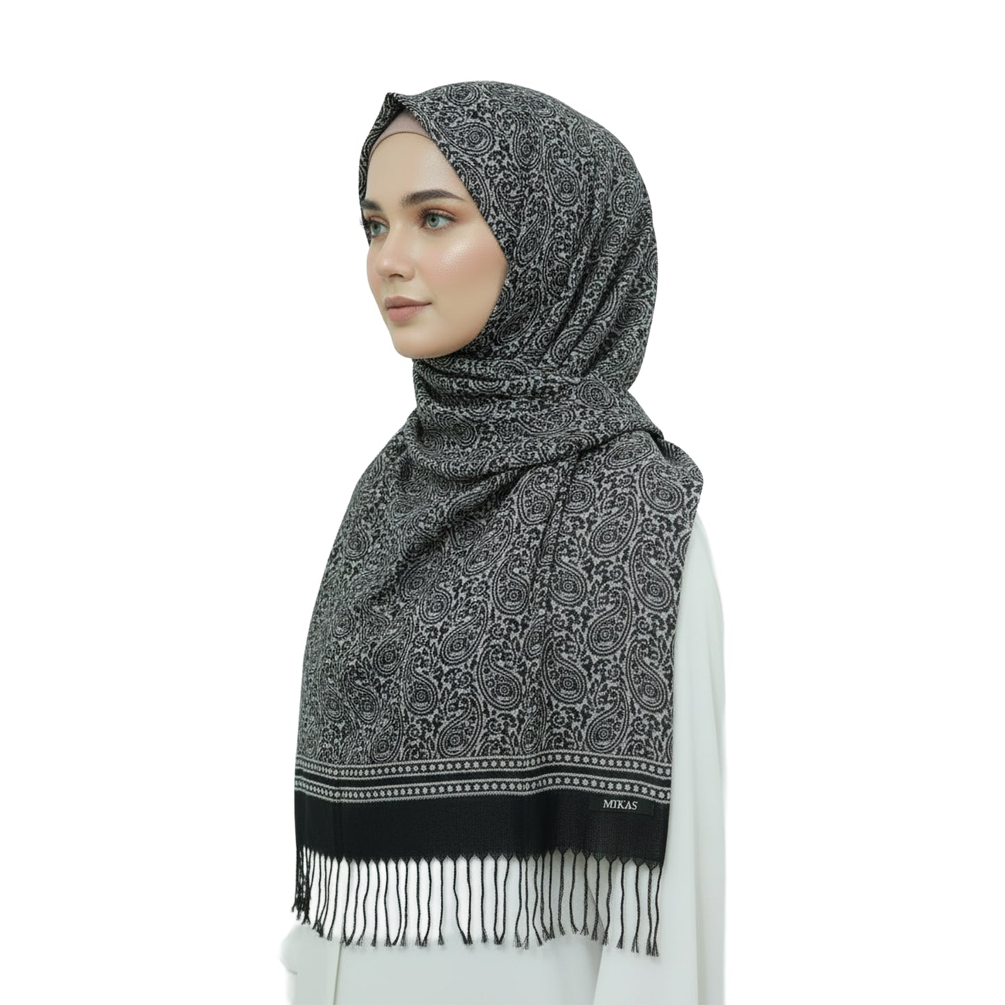 Premium Satin Hijab – Luxury Elegant Scarf |  9021-A-D4