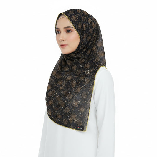 ROMAL Hijab – Luxury Elegant Scarf |  9025P-D1