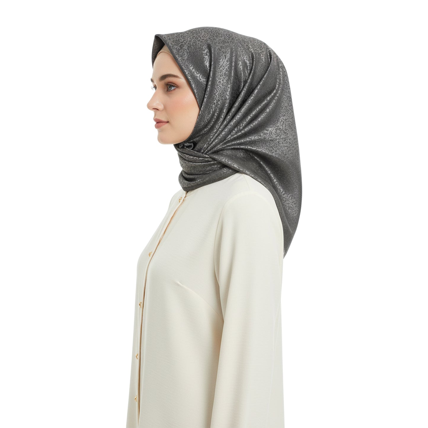 Premium Satin Hijab – Luxury Elegant Scarf | 9032-2