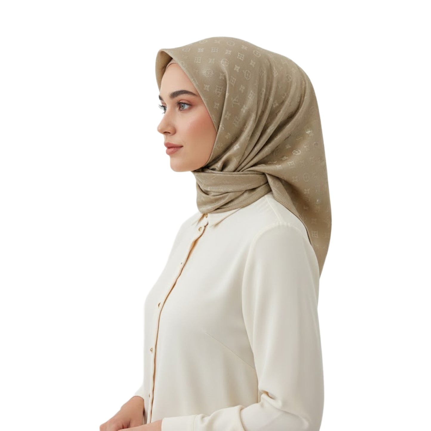 Hijab Satin Premium – Syal Mewah Elegan | Birel 9040 M