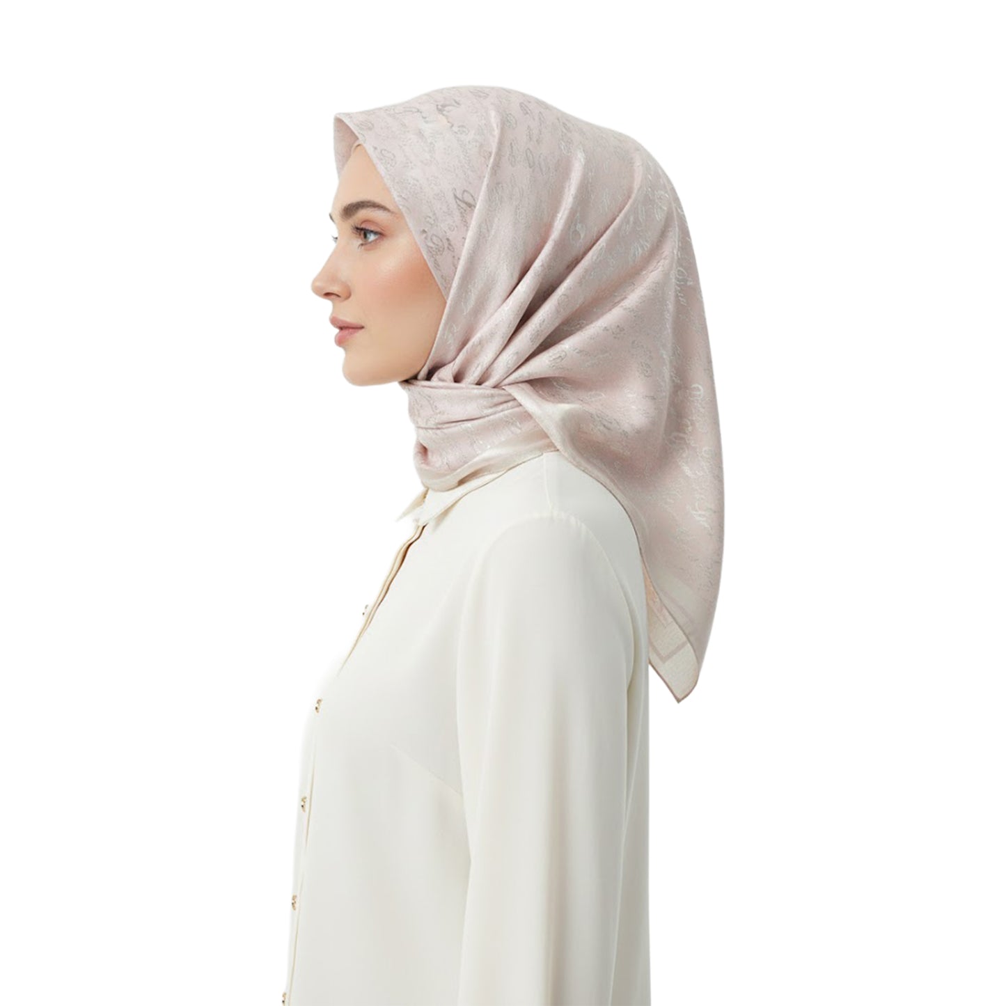 Hijab Satin Premium – Syal Mewah Elegan | Birel 9040 M