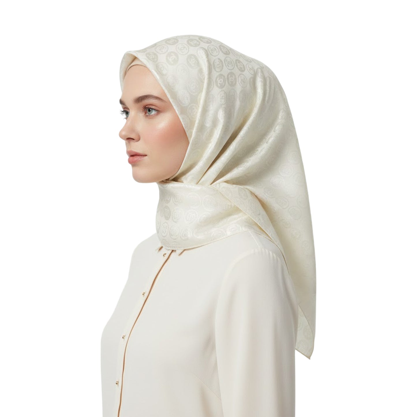 Hijab Satin Premium – Syal Mewah Elegan | Birel 9040 M