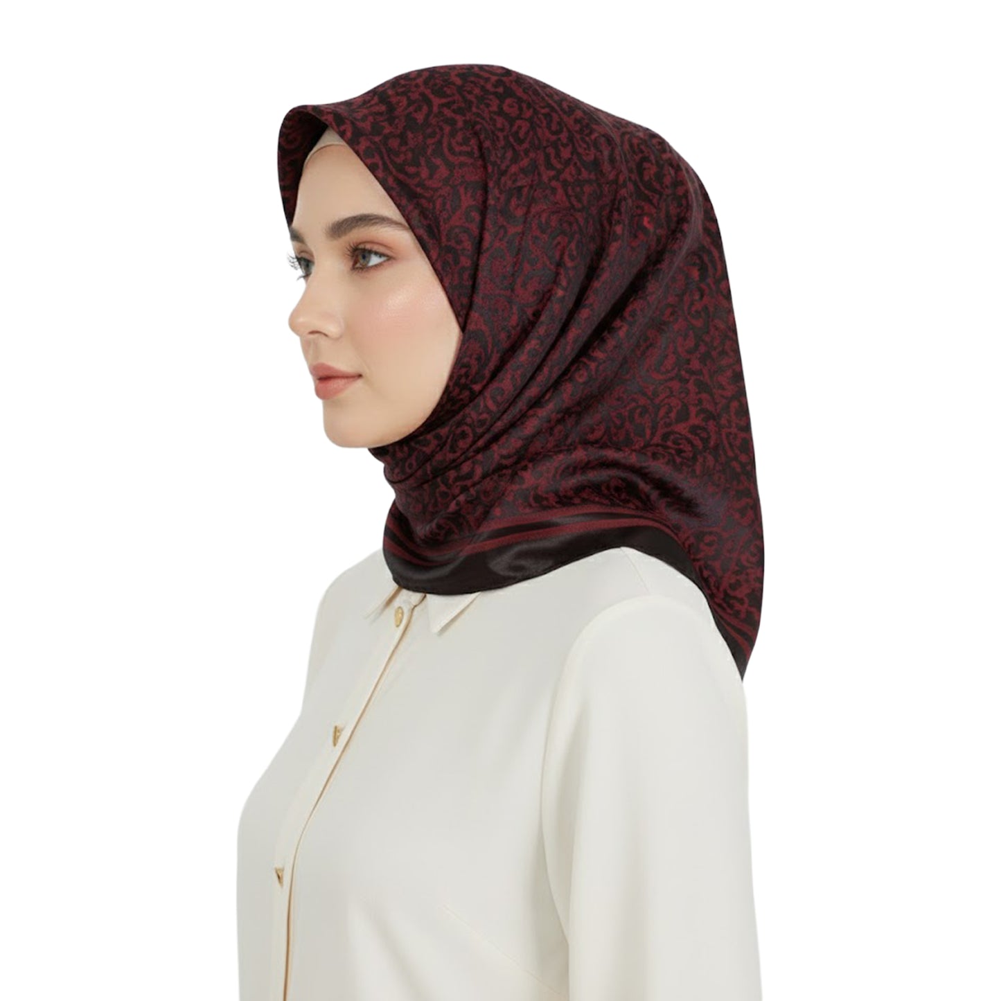 Premium Satin Hijab – Luxury Elegant Scarf | 9032-3