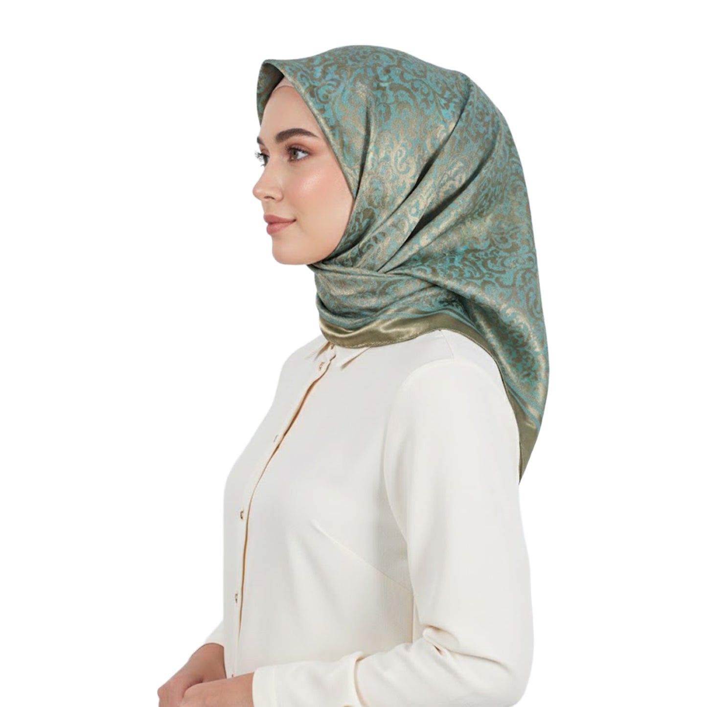 Premium Satin Hijab – Luxury Elegant Scarf | 9032-3