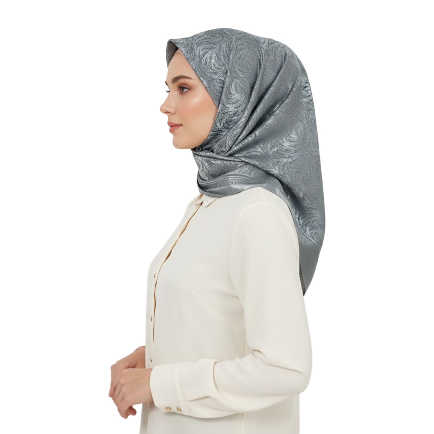 Premium Satin Hijab – Luxury Elegant Scarf | 9032-3