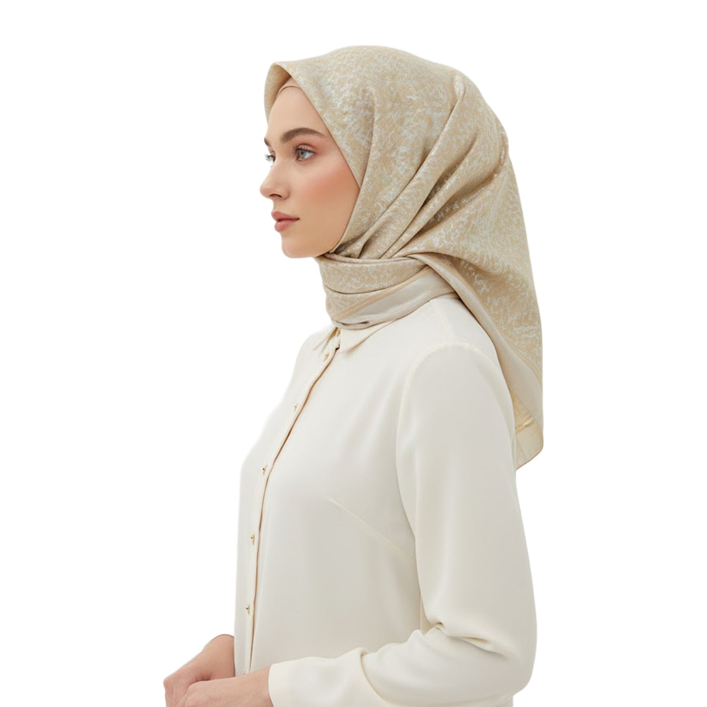 Premium Satin Hijab – Luxury Elegant Scarf | 9032-3