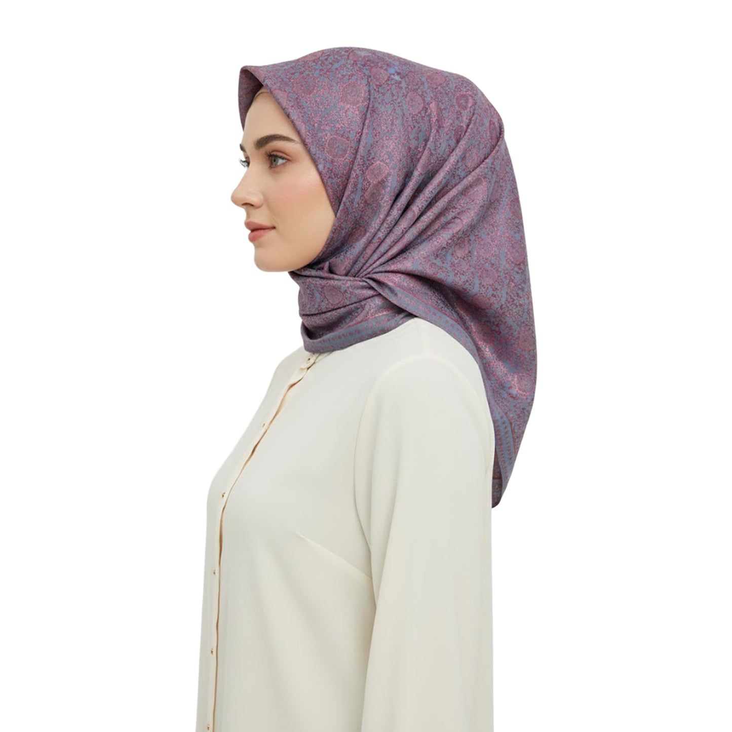 Premium Satin Hijab – Luxury Elegant Scarf | 9032-3