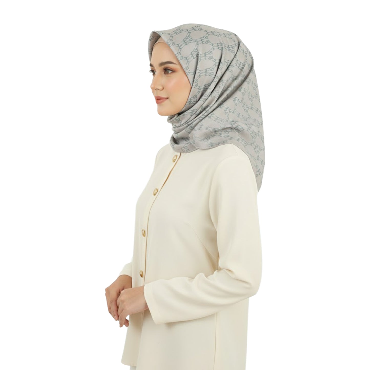 Premium Satin Hijab – Luxury Elegant Scarf | 9032-3