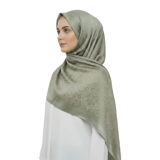 Premium Satin Hijab – Luxury Elegant Scarf |  9033-A6