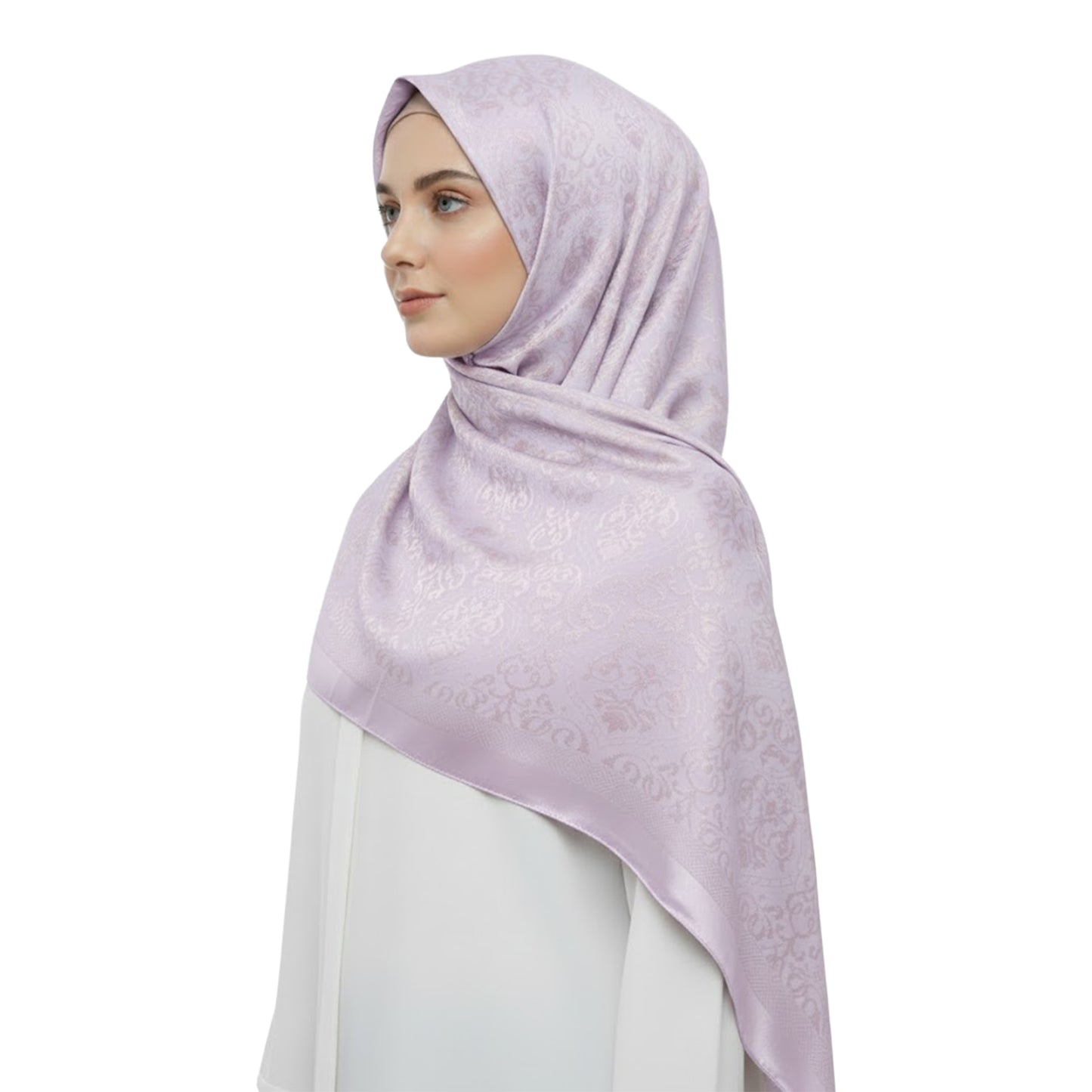 Premium Satin Hijab – Luxury Elegant Scarf |  9033-A6