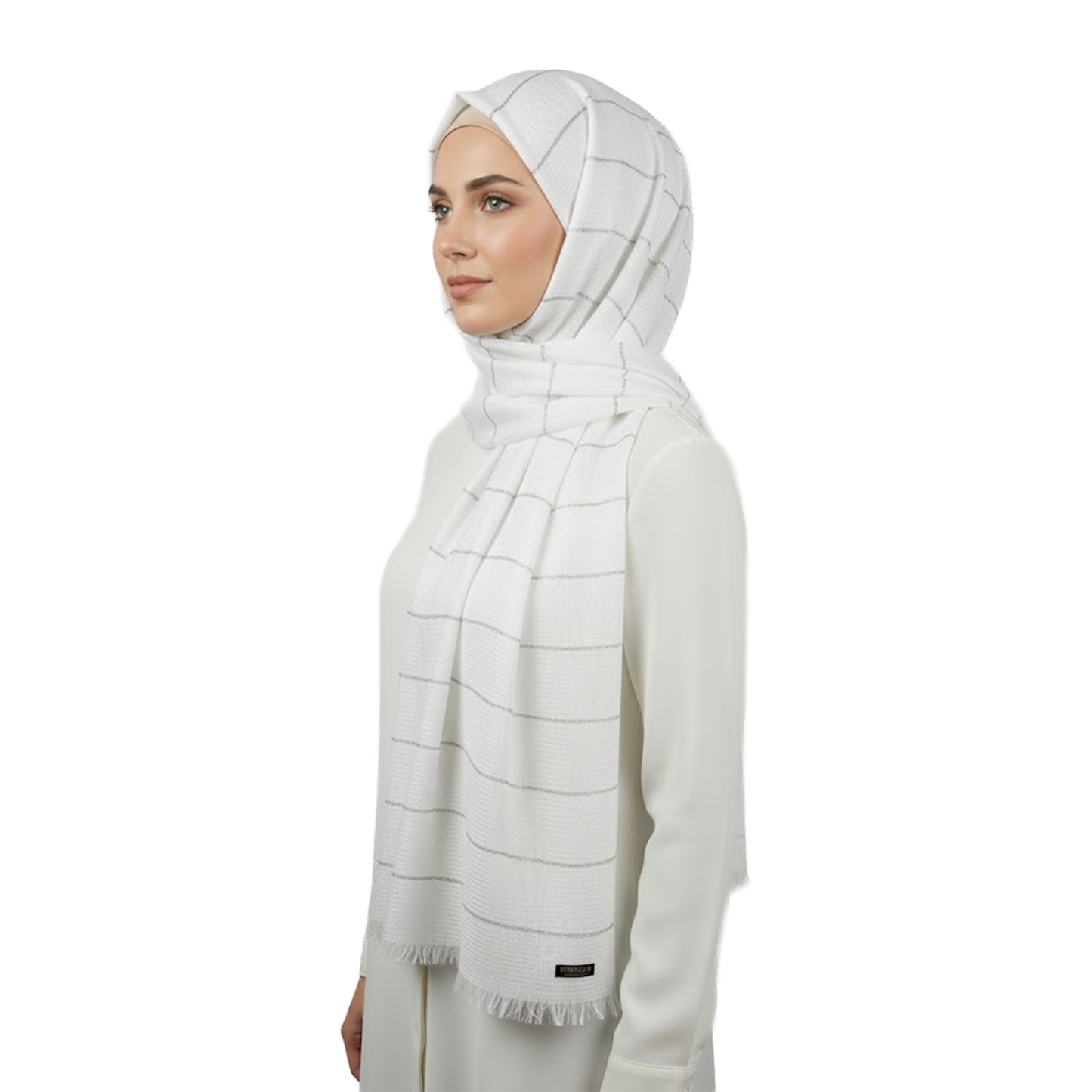 Premium Satin Hijab – Luxury Elegant Scarf |  9043-3-D2